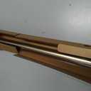 Ivilon Window Curtain Rod Decorative End Cap Design, 1 Inch Rod, 48 to 86 Inch. Warm Gold
