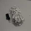 Hezbjiti Outdoor Christmas Lights, 400LED Ice Lights 33FT LED Fairy String Lights with 8 Modes and 75 Drops for Eaves, Party, Yard, Garden DecorWarm White