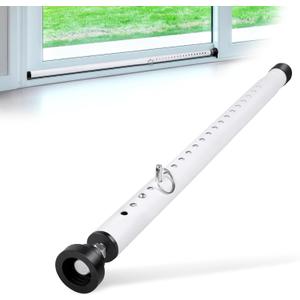 Sliding Door Security Bar, 17-50 inch Adjustable, Window Security Bar with Rubber Tips, Sliding Door Lock Bars, for Window Safety Bars Home Apartment Safety, Home Apartment Patio Heavy Duty Interior