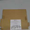 Amazon Basics Clear Thermal Laminating Plastic Paper Laminator Sheets, 2.8 mil, 9.0 x 11.5-Inch, 100-Pack