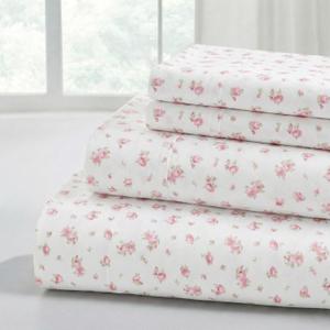 Modern Threads Silky Soft Microfiber and Wrinkle Free Sheets - Luxurious Microfiber Bed Sheets Includes Flat Sheet, Fitted Sheet with Deep Pockets, & Pillowcases Ivory, Queen
