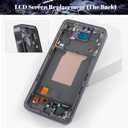 Incell Screen Replacement for Samsung Galaxy A55 5G SM-A556V SM-A556B LCD Display Screen SM-A556B/DS SM-A556E SM-A5560 Touch Screen Digitizer AssemblyRepair Kits (Black,No Fingerprint)