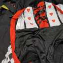 ZEXIGLAD Queen of Hearts Costume Women Halloween Costume Woman 2025 Alice in Wonderland Outfits Fancy Cosplay Dress for Adult S