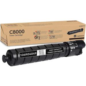 Versalink C8000 High Yield Black Toner Cartridge Replacement for Xerox 106R04049 Toner Cartridge Versalink C8000 C8000DT C8000DTM Color Printer (21,900 Pages)