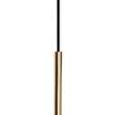 KCO Lighting Mid Century Modern Milk Glass Pendant Light Large White Globe Hanging Light Gold Ceiling Light Fixture 1 Light Pendant Lighting Brushed Brass Hanging Light Fixture