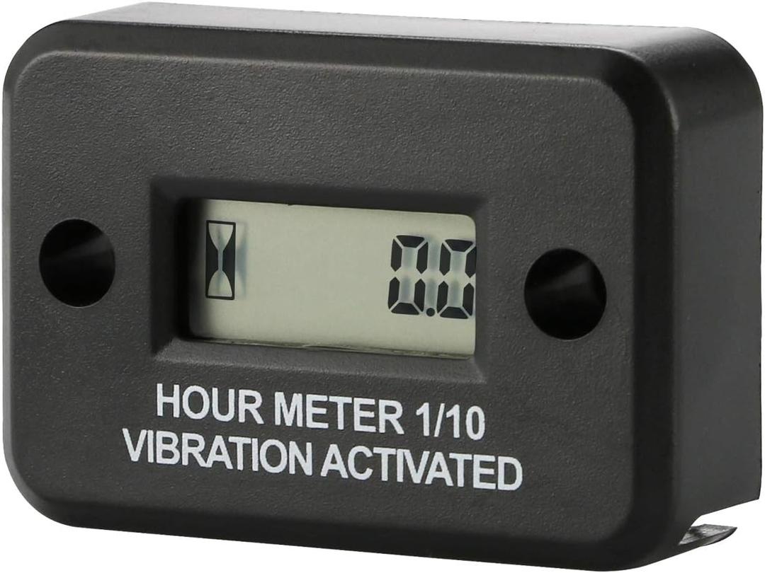 AIMILAR Vibration Hour Meter - Digital Hour Meter for Gas Diesel Engine, Lawn Mower, Air Compressor, Generator