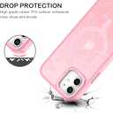 BENTOBEN for iPhone 12 Mini Case, Cute Butterfly Pattern iPhone 12 mini Magnetic Case [Compatible with MagSafe] Translucent Matte Slim Women Girl Protective Cover for iPhone 12 Mini 5.4 inch, Pink