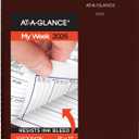AT-A-GLANCE 2026 Appointment Book Planner, Weekly, 8" x 11", Large, Quarter-Hourly, DayMinder, Burgundy (G5201426)