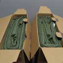 MIULEE 100% Blackout Linen Textured Curtains for Bedroom Solid Thermal Insulated Olive Green Grommet Room Darkening Curtains & Drapes Luxury Decor for Living Room Nursery 52 x 84 Inch (2 Panels)