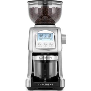 CASABREWS Tornado Electric Conical Burr Coffee Grinder, 77 Precision Grind Settings for Espresso to French Press, Special for Barista and Coffee Lovers