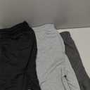 Neer 3 Pack Men's Sweatpants Lightweight Athletic Drawstring Open Bottom Pants Workout Running Lounge Pants with Pocket, Size L