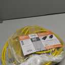 Prime Wire & Cable EC500830 Prime Extra Heavy-Duty, Single Outlet Extension Cord, 12/3 ga, 15 A, 125 V, 50 ft L, Yellow