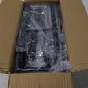 5-Tier Over The Door Bathroom Organizer - Hair Dryer Holder - Hair Tool Organizer Adjustable Height, DIY Bathroom Storage Shelf Wall Mounted for Flat/Curling Irons, Straighteners, Skincare (Black)