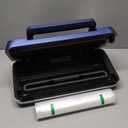 95kpa Vacuum Sealer Machine, Commercial Full Automatic Food Sealer, Vacuum Sealer for Food with Cutter, 10 Pre-cut Bags & Bag Rolls and Accessory Hose, Fully Starter Kits, Blue