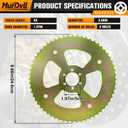 60T Rear Chain Sprocket # 40 41 420 for Coleman CT100U CC100X Mega Moto MMB80 105 Baja Doodle Bug DB30 Motovox MBX10 Mini Bike
