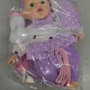 SMILESSKIDDO Baby Doll with Accessories, 12" Dolls Playset with Washable Carrier Bassinet Bed, Bottle, Blanket, and Pillow, Soft Body Baby Dolls for 2+ Year Old Girls