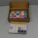 Goldwise Friendship Bracelet Kit 6 Boxes-17417 Pcs 48 Colors Bracelet Making Kits with 15360 Pcs 4mm and 3mm Glass Seed Beads, 5 Styles Letter Beads and Number Beads with Charms, Gift, Birthday