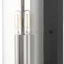 Livex Lighting 2-Light Fixture, Black, 5.25 x 15.75