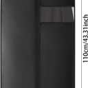 Kimmama Garment Bags for Hanging Clothes, Dress Bags for Gowns, Wedding Dress, Suit, Dance Costumes, Coat, PEVA Material, Black, 23.6" x 43.3"