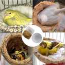 2 x 2 Pcs Canary Finch Nesting Wool Felt Pads with 4 Kinds Natural Mixing Bird Nesting Materials for Bird,Bird Nesting Material for Budgie,Parrot,Finche,Canaries,Other Birds