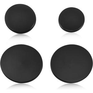 W10881749 Burner Cap Set for Whirlpool Stoves Gas Stove Burner Covers Surface Burner Cap Set Replaces W10850506 Fit WFG320MOBW2 WFG550S0HZ MGR6600FZ WFG525S0HS MGR8800FZ WFG525S0HZ Models - 4Piece