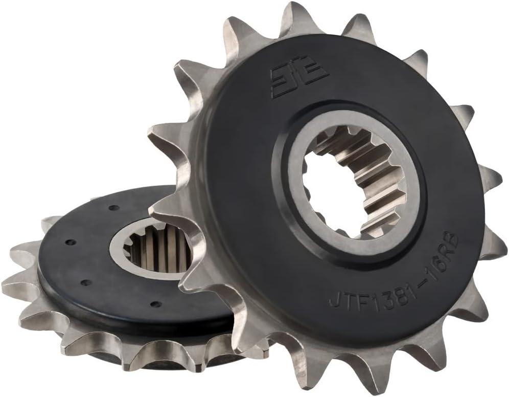 JT Sprockets JTF1381.16RB 16 Tooth Rubber Cushioned Front Countershaft Sprocket