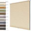 No Drill Cellular Shades,Khaki,Customize Size
Cordless Blinds for Indoor Windows, No Tools Shades for Home, Easy Install