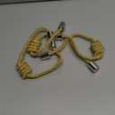 Contoeey Magnetic Curtain Tiebacks - 4 Pack Decorative Rope Holders for Drapes, Gold