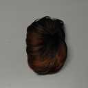 Pixie Cut Wig Human Hair for Women Highlight Brown Short Straight Wigs 100% Real Human Hair Pixie Cut Wig with Bangs Full Machine Made Color F1b33