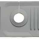 23.6" Adjustable Silicone Sink Splash Guard,5Slope Drain Design, Silicone Faucet Mat for Kitchen Sink, Kitchen Sink Organizer,Keep Countertops Dry | Non-Slip Organizer for Sponge, Soap, Cups