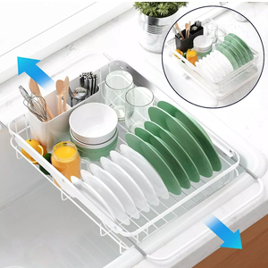 Kitsure Dish Drying Rack- Space-Saving Dish Rack, Dish Racks for Kitchen Counter