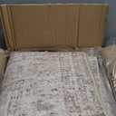 Washable Area Rug 8x10, Large Soft Rugs for Living Room Vintage Area Rugs for Bedroom Dining Room Non-Slip Stain Resistant Brown Under Table Rug