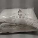 THX9ZRNM 75% Canadian Goose Down Comforter Oversized King Size, Ultra Soft 100% Cotton Fabric, 850 Fill Power All Season Duvet Insert, Hotel Luxury Bedding Comforters (White, 120"x98")