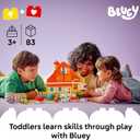 LEGO DUPLO Bluey: Blueys Family House with Memory Game - Toddler Toy for Kids Ages 3+ - Memory Game Playset Includes Bluey Figure - Preschool Toy Gift Idea for 3 Year Old Girls and Boys - 10459