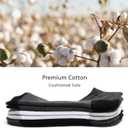 MONFOOT Men's/Women's 4-10 Pairs Cotton Cushion Low Cut Ankle Socks, Multipack