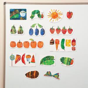 Fun Express Eric Carle The Very Hungry Caterpillar Storytelling Magnets for Kids - 14 Piece Magnetic Animal Figures Set | Toddler Fridge Magnets 1-3 for Refrigerator, Magnet Board & Wall Learning
