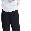 LUOUSE 3 Packs Girls Cute Stretch Athletic Leggings Little Kids Skinny Yoga Pants Ankle Length Size 12T - 13T