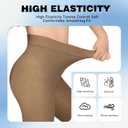 Fleece Lined Tights Women-Thermal Pantyhose leggings Women,Fake Translucent Skin Colored Tights for Winter