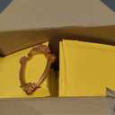 Yalikop 40 Pcs Vintage Mini Picture Frames Small Antique Resin Photo Frame Wall Hanging for DIY Jewelry Display Photography Christmas Photo Holiday Party Decoration (Gold)