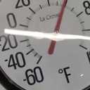 La Crosse 104-134 13.25 Round Indoor/Outdoor Analog Dial Thermometer