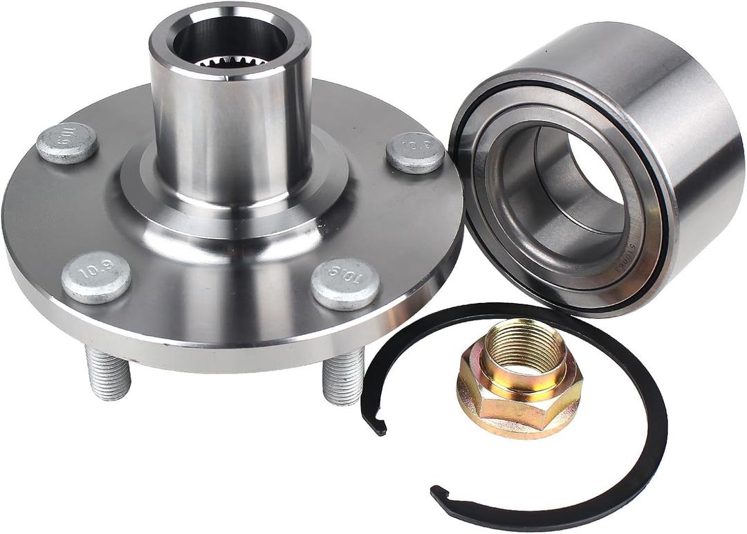 KUSATEC BR930568K Front Wheel Bearing and Hub Assembly Compatible with 2004-2017 Toyota Avalon Camry Highlander Solara,2004-2013 Lexus ES330 ES350 RX330 RX350 RX400h, 5 Lug Bolts Without ABS