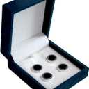 4 PCS Hijab Magnets for Women with Velvet Jewelry Box (Black)