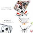 Winter Merry Christmas Case for iPhone 15,Christmas Aesthetic Collage, Trendy Soft TPU Bumper Cover Case for iPhone 15