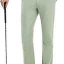 Mens Golf Pants Stretch 30"/32"/34" Water-Resistant Lightweight Stretch Casual Flat Front Dress Pants with 5 Pockets