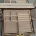 Black Walnut Wooden Jewelry Box Wood Jewelry Organizer with 2 Side Doors Mirror Lockable Classical Style for Watch Necklace Ring Earring Storage Mothers Day Gifts for Mom-5 Layer