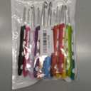 13 Sizes Crochet Hooks Set,Ergonomic Non-Slip Handle Crochet Hooks for Arthritic Hands,Extra Long Crochet Hook Needles 2mm(B)-10mm(N)
