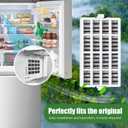 2 x 6PACK W10311524 Refrigerator Air Filter Replacement for Whirlpool, Air Filter Compatible with Whirlpool AIR1,2319308,W10335147,W10315189,1876318,AP4538127,AH2580853, EA2580853,PS2580853