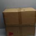 Area Rug 9x12 Washable Brown Vintage Traditional Mat Distressed Indoor Foldable Thin Retro Accent Floral Non Slip Carpet for Living Room Dining Room Office