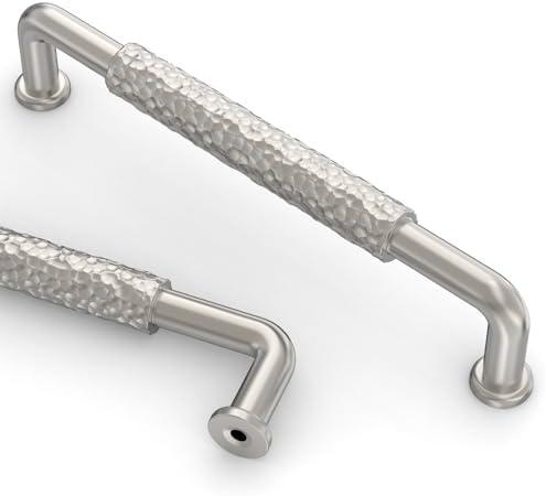 Asidrama 6 Pack 5 Inch(128mm) Brushed Satin Nickel Cabinet pulls Kitchen Cabinet Handles, Cabinet Pulls Kitchen Cabinet Hardware for Cupboard Drawer Pulls