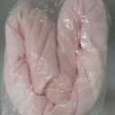 Smoofy Faux Fur Throw Blanket for Couch  Blush Pink Fluffy Cozy Rabbit Fleece, Plush Soft Bubble Blanket for Sofa & Bed, for Mom, Warm Fuzzy Home Room Decor Throw 50" x 60"